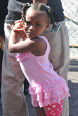 Bambina a Basseterre